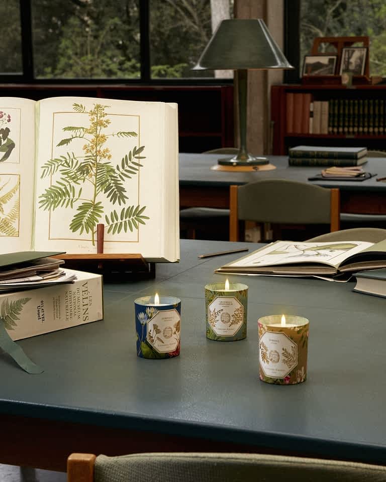 取自充满历史故事的独特植物，Carrière Frères 推出「博物馆系列」香氛蜡烛